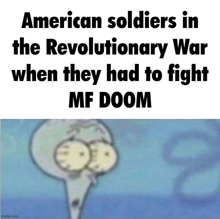 MF DOOM was born in London | made w/ Imgflip meme maker