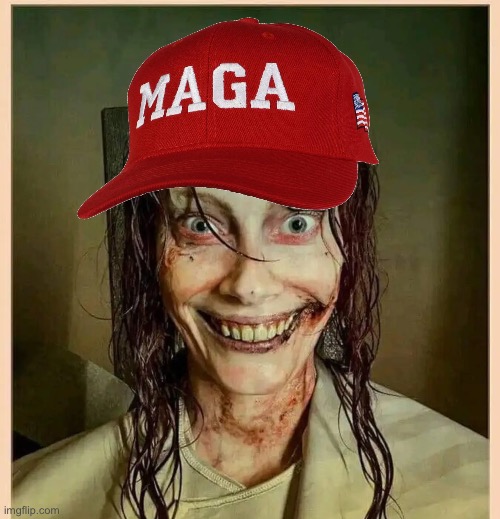 High Quality Super creepy MAGA Blank Meme Template