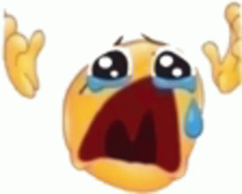 Sad crying emoji Blank Meme Template