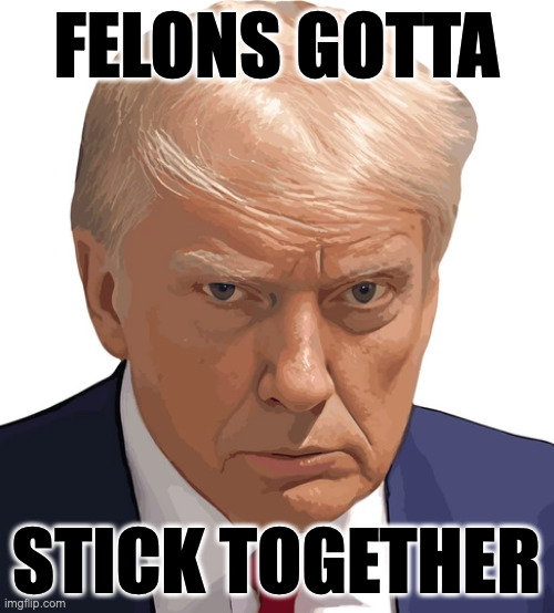 FELONS GOTTA STICK TOGETHER | made w/ Imgflip meme maker