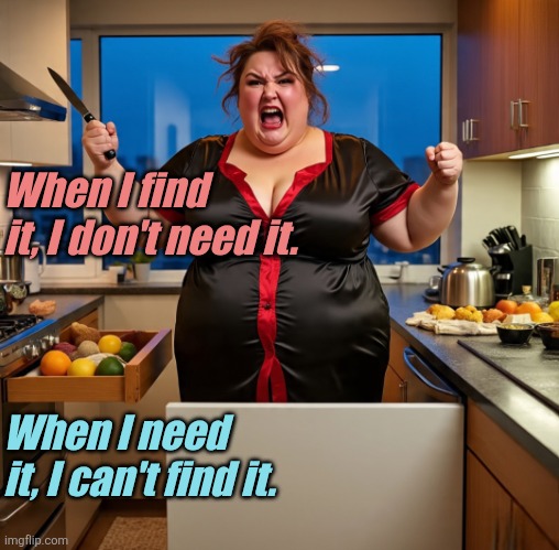 Crazy | When I find it, I don't need it. When I need it, I can't find it. | image tagged in life sucks | made w/ Imgflip meme maker