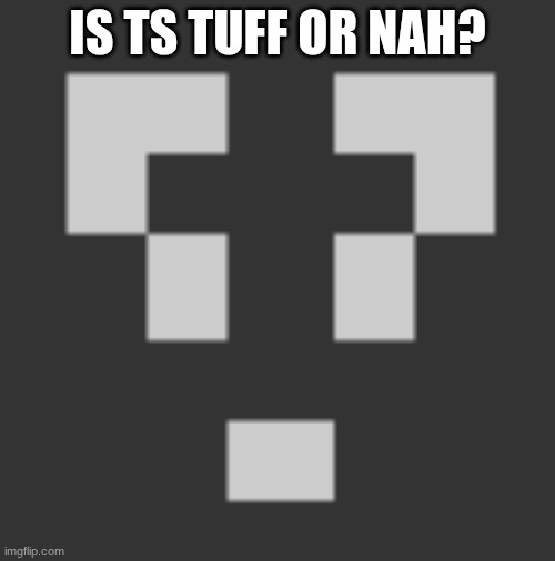 IS TS TUFF OR NAH? | made w/ Imgflip meme maker