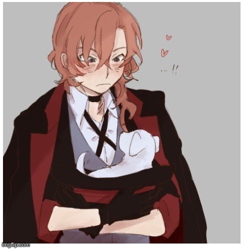 ahhhh its too cuteee | image tagged in bsd | made w/ Imgflip meme maker