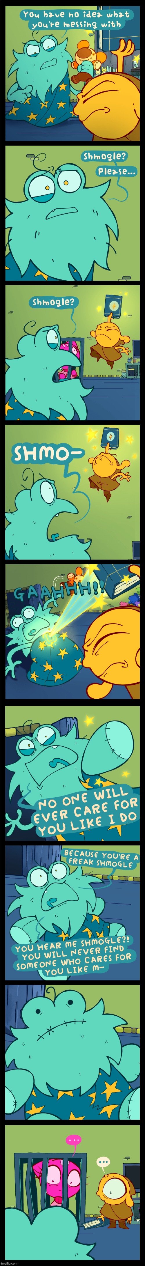 The Wizard has been defeated! | image tagged in henchman,book,frog,wizard,transformation,plushie | made w/ Imgflip meme maker