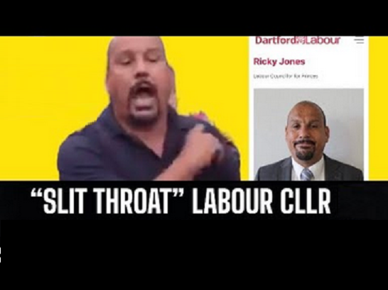 "SLIT THROAT" Ricky Jones - Labour Blank Meme Template