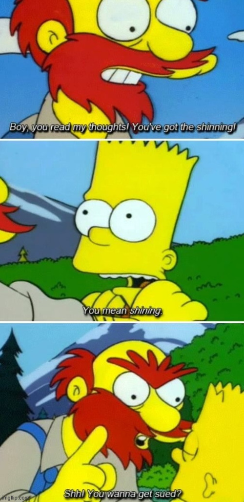 Bart got the Shining | image tagged in simpsons,halloween,latticeclimbing,the shining,lattice climbing,dark humor | made w/ Imgflip meme maker