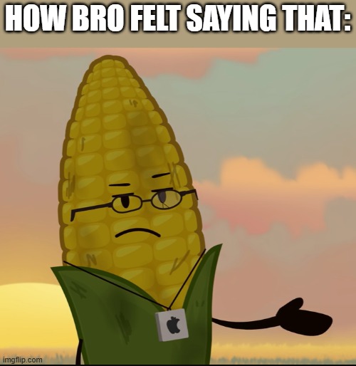 HOW BRO FELT SAYING THAT: | made w/ Imgflip meme maker