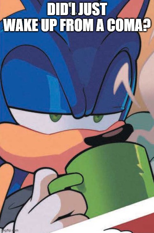 it's been like 3 years since i used this site | DID I JUST WAKE UP FROM A COMA? | image tagged in sonic the hedgehog,imgflip,nostalgia | made w/ Imgflip meme maker