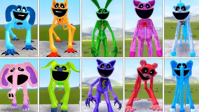 Smiling critters garrys mod fun fact | image tagged in smiling critters | made w/ Imgflip meme maker