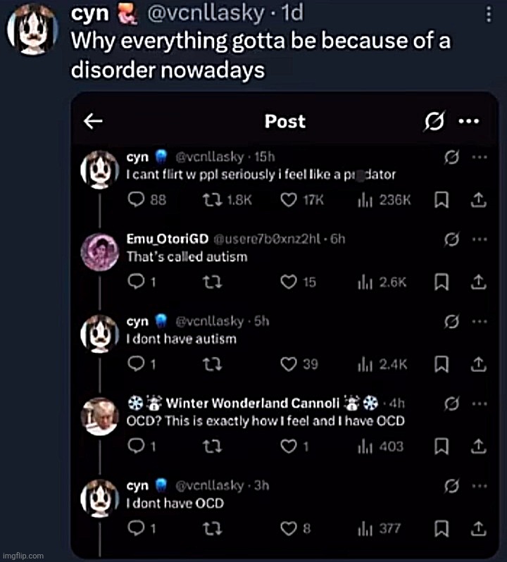 I am so narcissistic and manipulative because of my lung cancer | made w/ Imgflip meme maker