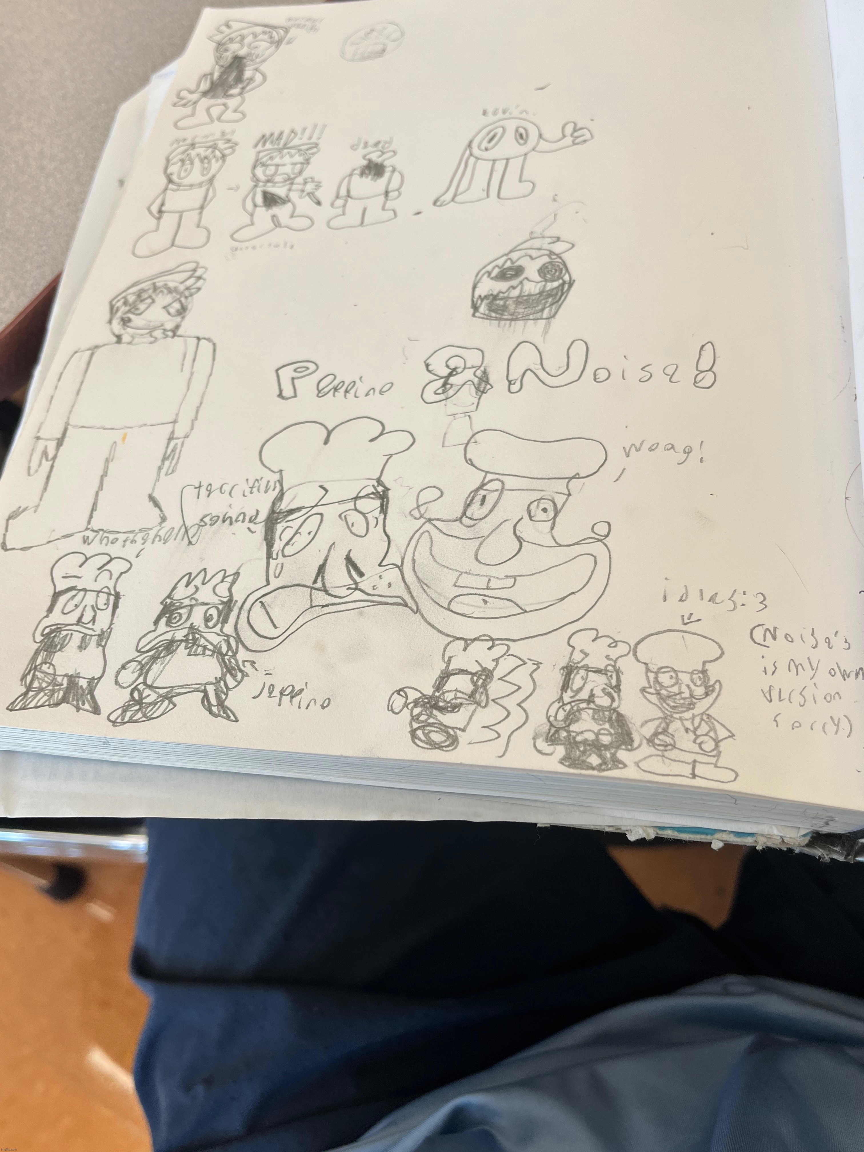 I CAN FINALLY DRAW A DECENT PEPPINO AND NOISE :shout: :fire: | made w/ Imgflip meme maker