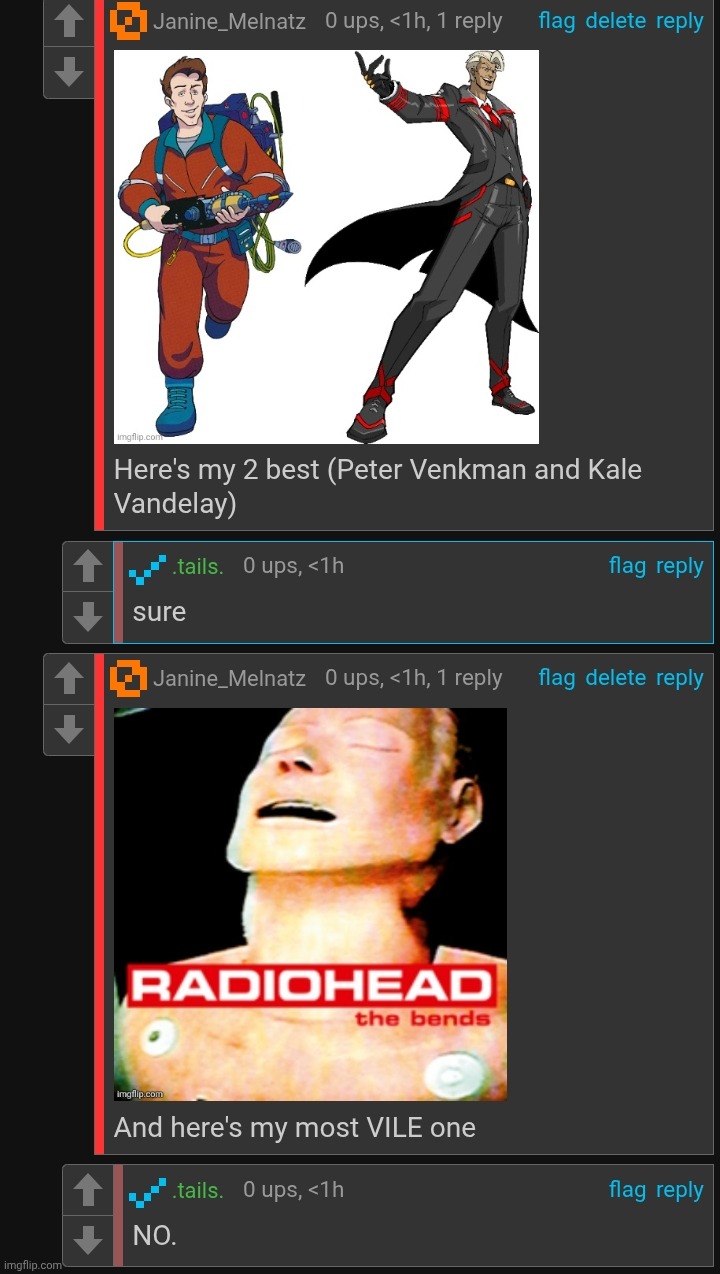 My hear me outs have 2 sides | made w/ Imgflip meme maker
