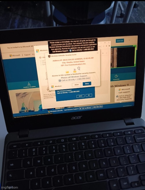 My computer got hacked in class | made w/ Imgflip meme maker