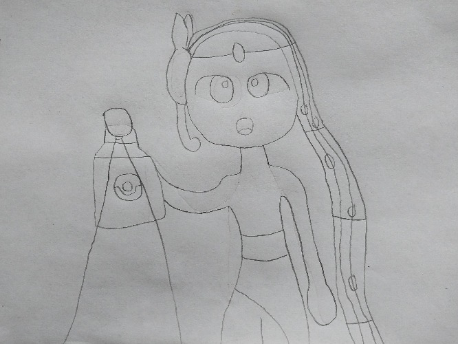 Meloetta sprays a repel at you (Sketch Version) Blank Meme Template