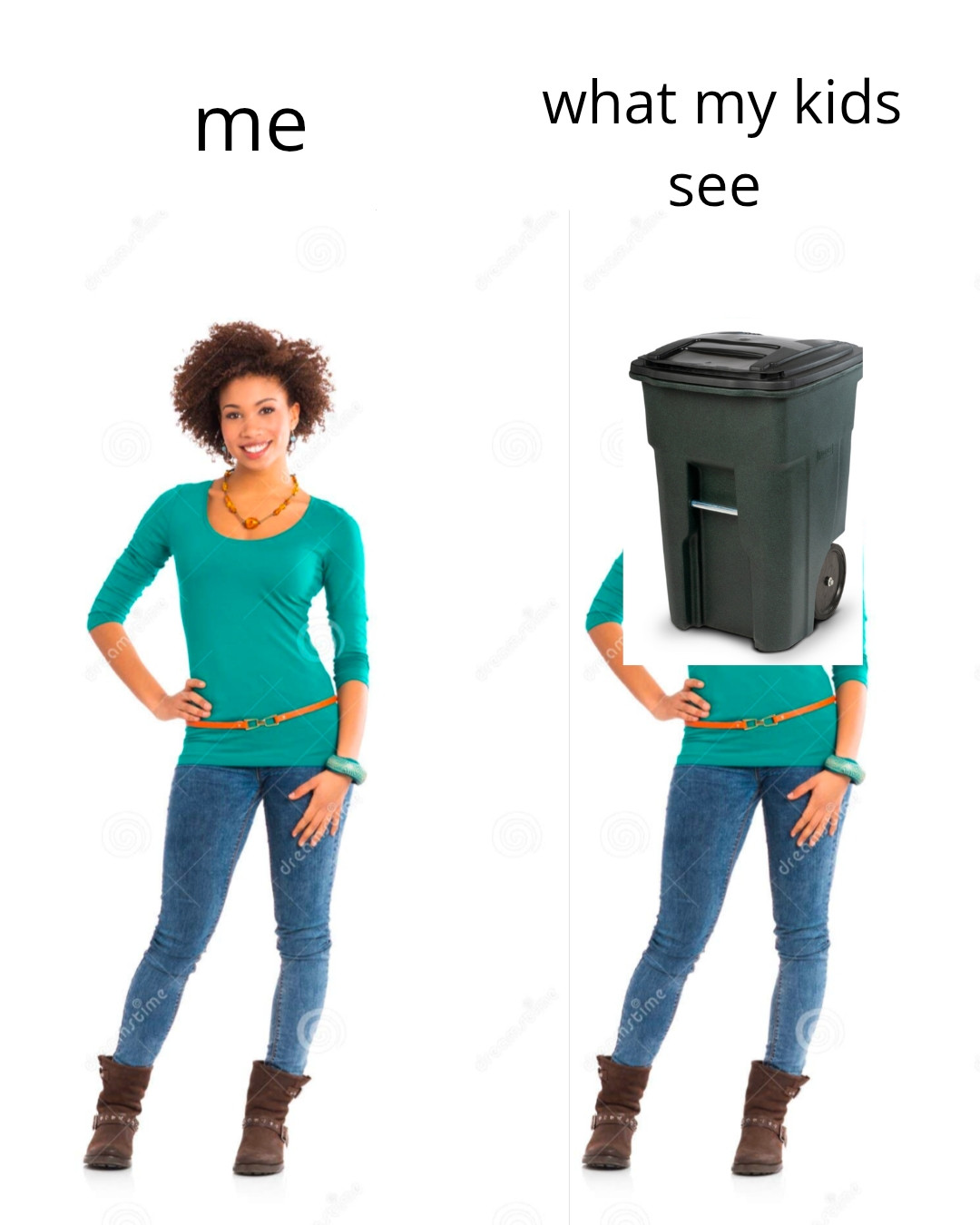 What my kids see Blank Meme Template