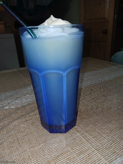 Pina colada smoothie, yummers. (Favorite smoothie flavor) (Listening to: escape - Rupert Holmes) | made w/ Imgflip meme maker