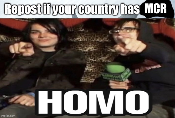 Repost if | MCR | image tagged in repost if | made w/ Imgflip meme maker