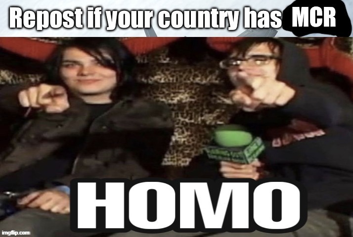 Repost if your country has MCR Blank Meme Template