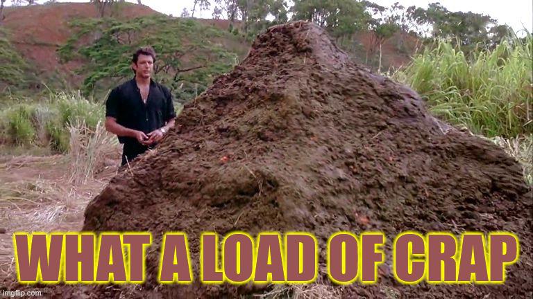 Big pile of bullshit | WHAT A LOAD OF CRAP | image tagged in big pile of bullshit | made w/ Imgflip meme maker