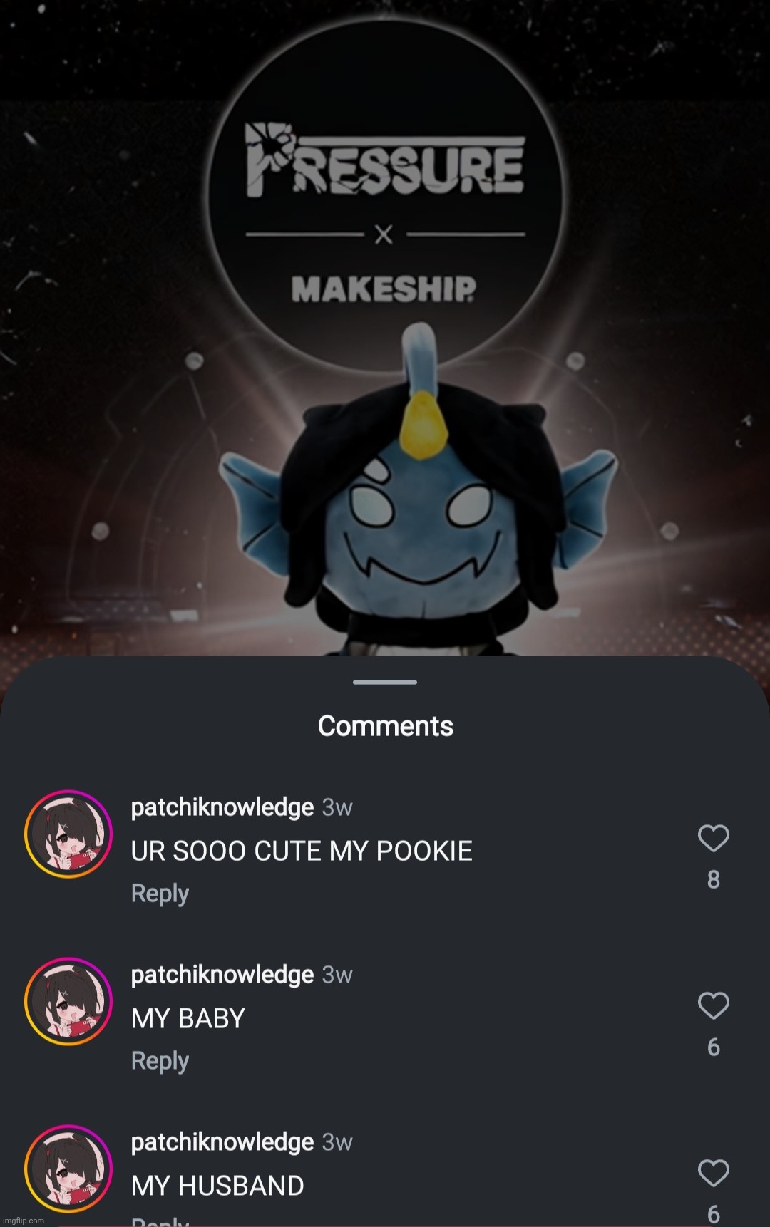 its just a plushie ☠️ | made w/ Imgflip meme maker