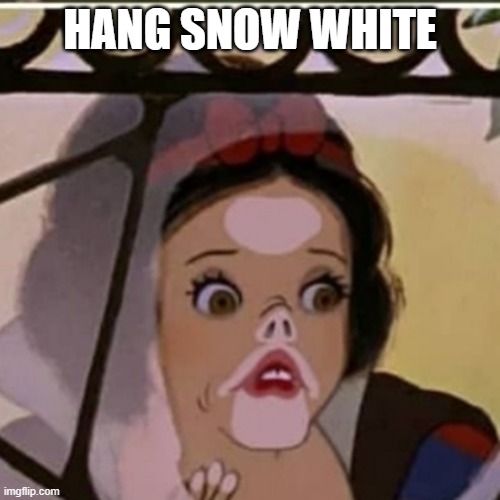 Snow White Pakidge Blank | HANG SNOW WHITE | image tagged in snow white pakidge blank | made w/ Imgflip meme maker