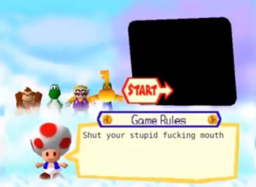 High Quality Toad being a savage. Blank Meme Template
