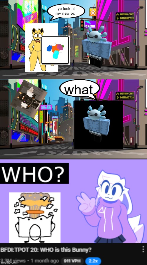 recreating dreams part 26 | yo look at my new oc; what | made w/ Imgflip meme maker