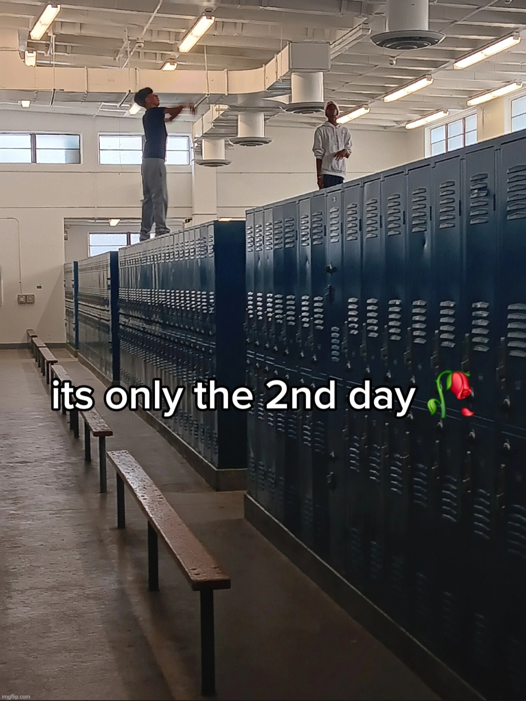 the reason why his arms were doing that is because he was throwing a basketball | made w/ Imgflip meme maker