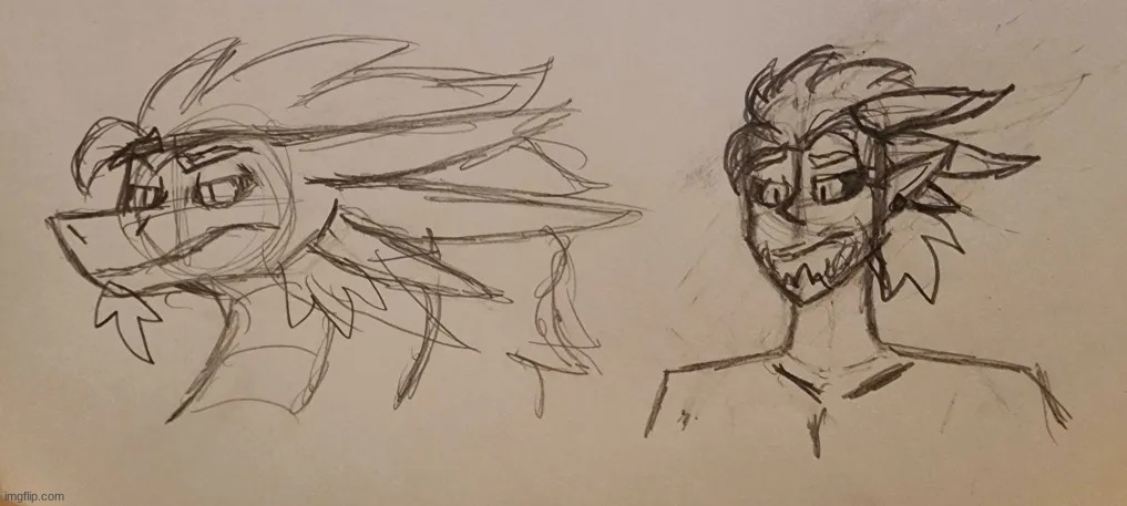 some art of Ghidorah and his human ver. THAT MY ENTIRE FRIEND GROUP SAYS SMASH TO | image tagged in art,godzilla,king ghidorah | made w/ Imgflip meme maker