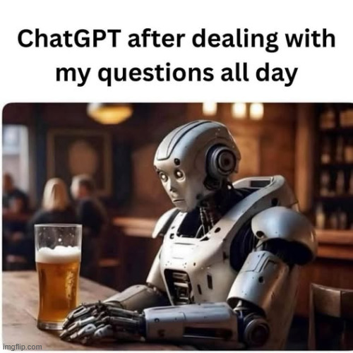 Even AI needs a break | image tagged in repost,ai needs a break | made w/ Imgflip meme maker