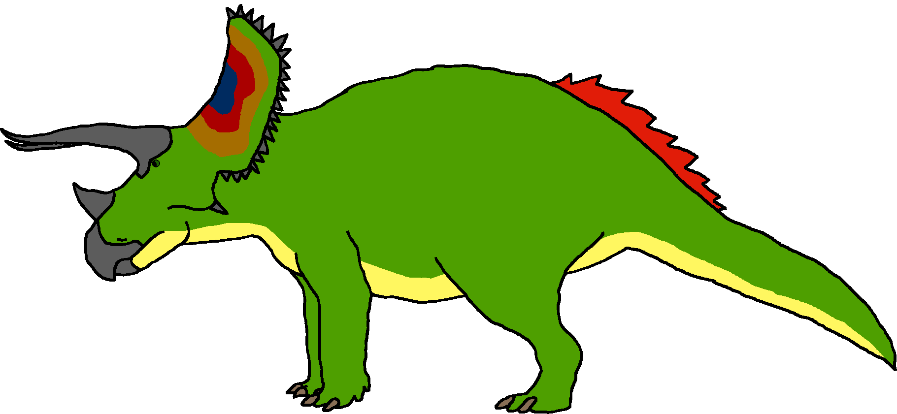 Male Triceratops (Paleoverse + EOIverse) Blank Meme Template