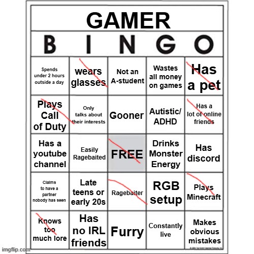 Credits to: Vernocdoesmemez for making this | image tagged in bingo | made w/ Imgflip meme maker