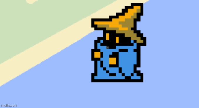 drew a black mage in my town | made w/ Imgflip meme maker