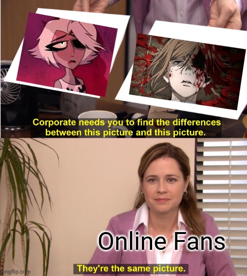 only JJK and HH fans know this one | Online Fans | image tagged in memes,they're the same picture | made w/ Imgflip meme maker