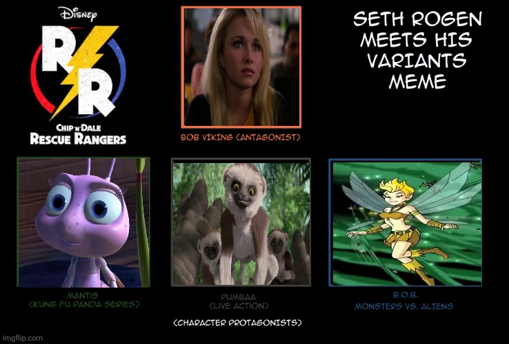 Hayden Panettiere Meets Her Variants | image tagged in seth rogen meets his variants | made w/ Imgflip meme maker