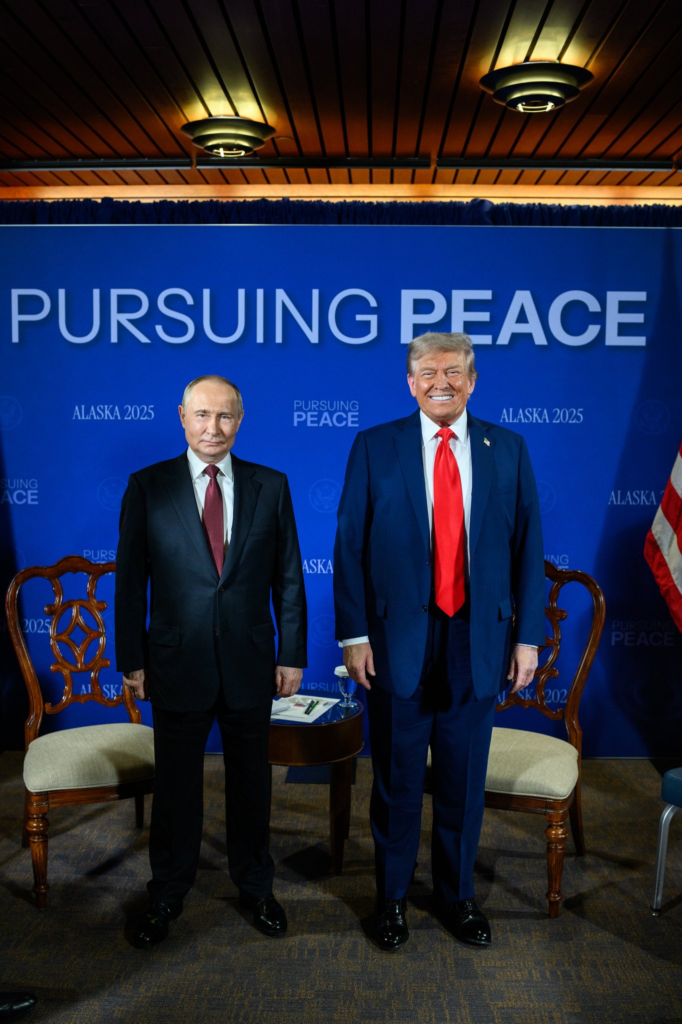 Trump Putin Alaska Blank Meme Template