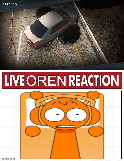 Oh hell nah | OREN | image tagged in live reaction | made w/ Imgflip meme maker