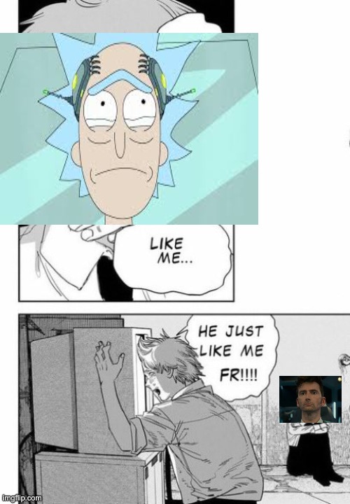 Guess who just watched episode 6 of TADC? | image tagged in he just like me fr fr,the amazing digital circus,rick and morty,doctor who | made w/ Imgflip meme maker