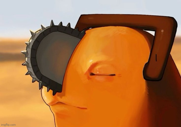 Pochita Cooked | image tagged in pochita cooked | made w/ Imgflip meme maker