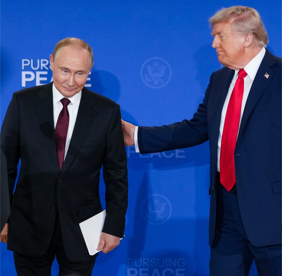 Trump Consoling Putin Blank Meme Template