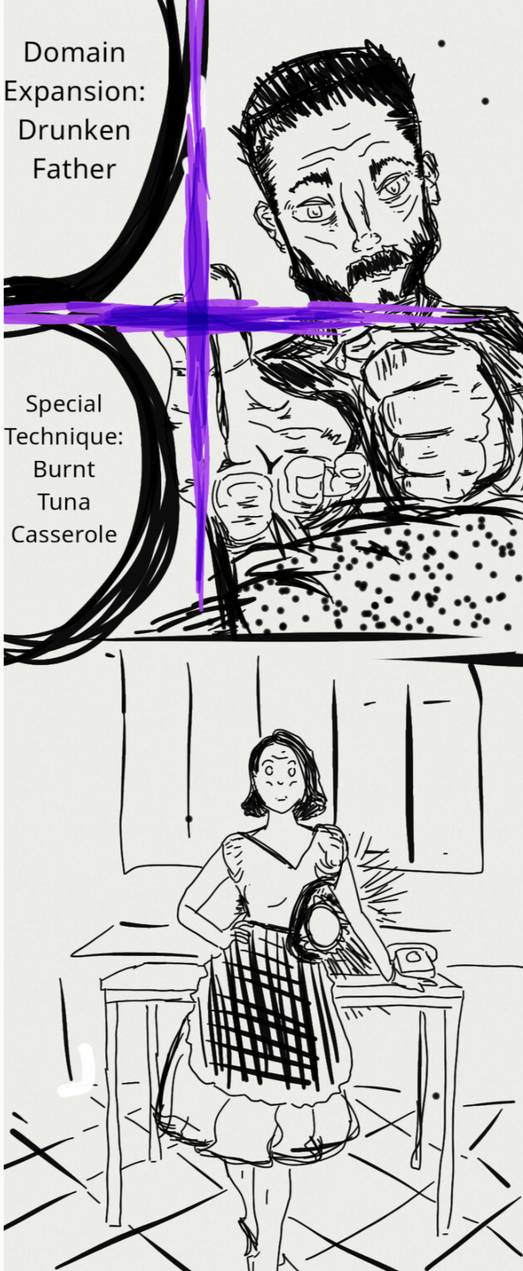 Burnt Tuna Casserole Blank Meme Template