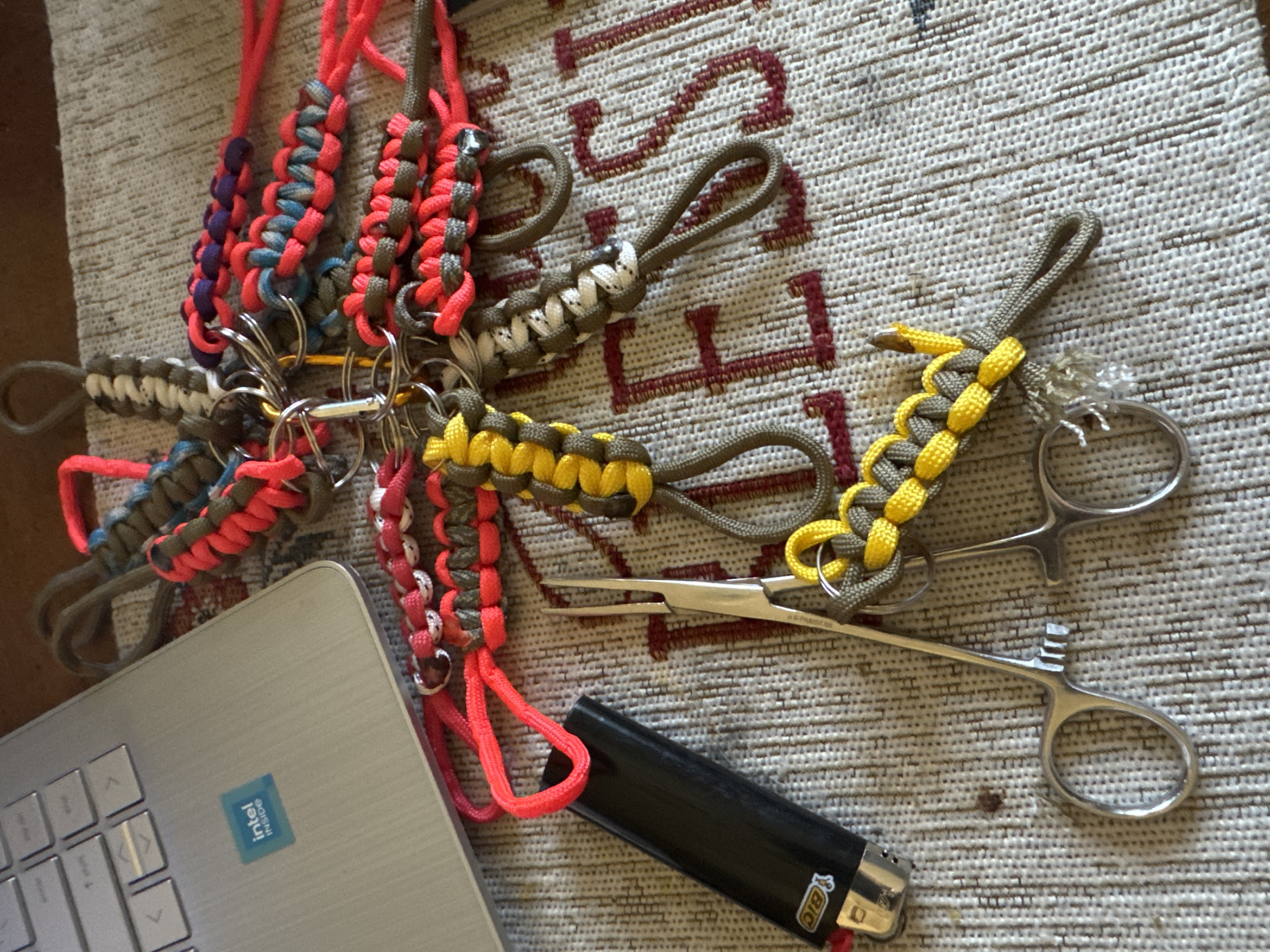 Hobbies, Paracord jewelry keychains Blank Meme Template