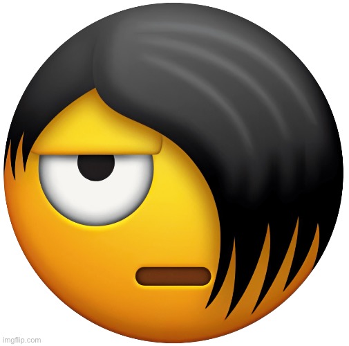 Emo Emoji | image tagged in emo emoji | made w/ Imgflip meme maker