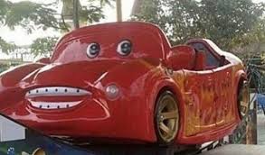 High Quality Cursed lightning mcqueen Blank Meme Template