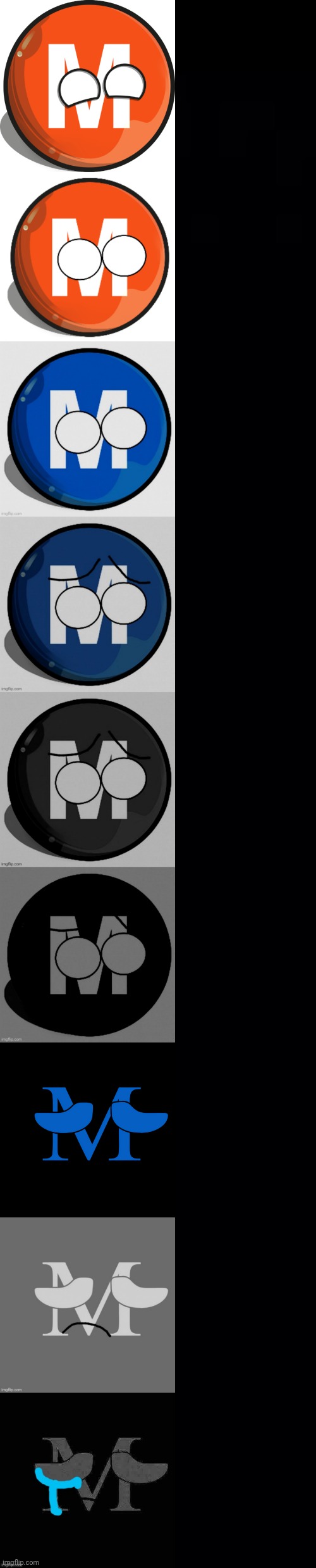 M-Trainball becoming Sad Blank Meme Template