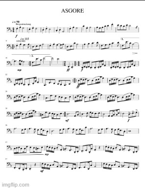 sheet music because i need to print it but my system is being weird | made w/ Imgflip meme maker