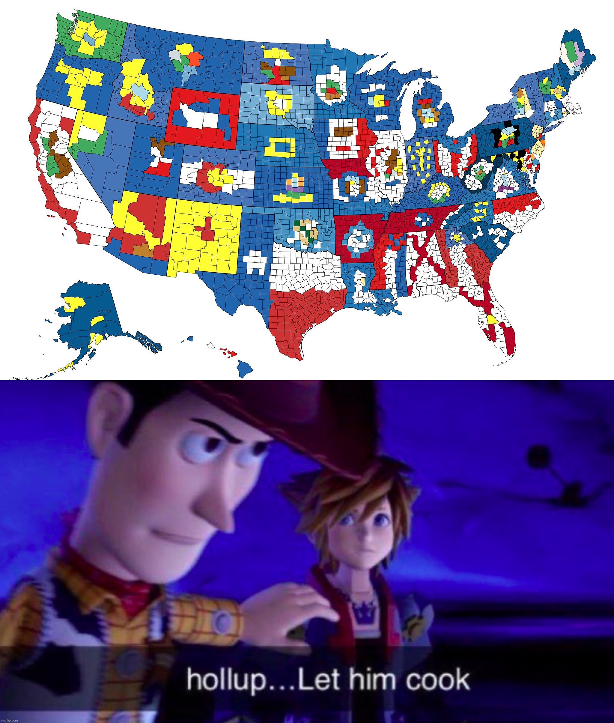 Fire map | image tagged in let him cook | made w/ Imgflip meme maker
