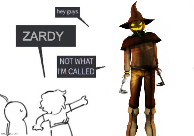 For context, I see a lot of new ZM players confuse Jack with Zardy | ZARDY | image tagged in zardy's maze,zardy's cave | made w/ Imgflip meme maker