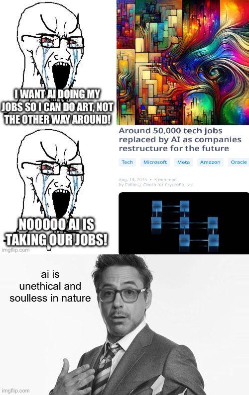 it's just that easy | ai is unethical and soulless in nature | made w/ Imgflip meme maker
