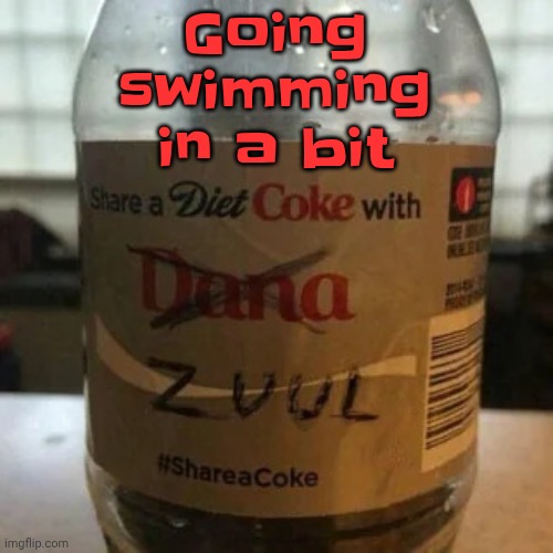 At a hotel | Going swimming in a bit | image tagged in there is no diet only zero | made w/ Imgflip meme maker